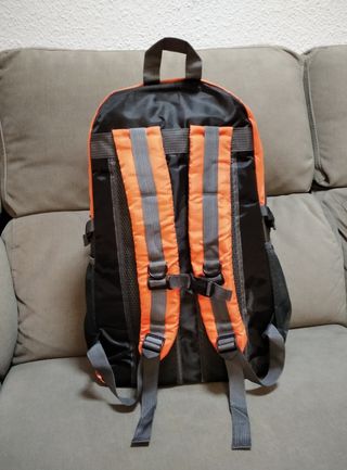 Mochila Alaska 40L Naranja y Gris