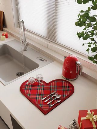 Tappetini antiscivolo a forma di cuore