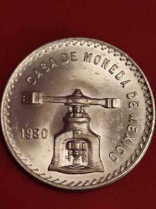 Onza Troy 1980 Casa de Moneda México