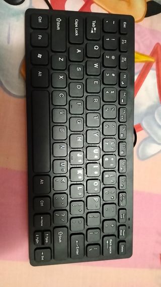 Teclado USB Negro Cableado