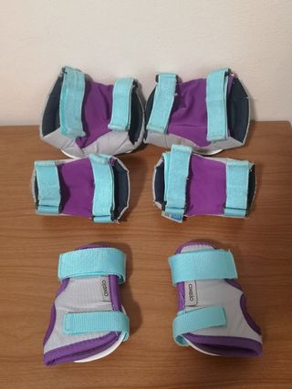 Protecciones Kit Rodilleras Coderas y Muñequeras. 