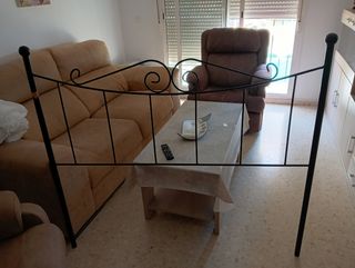 Cabecero de forja negro