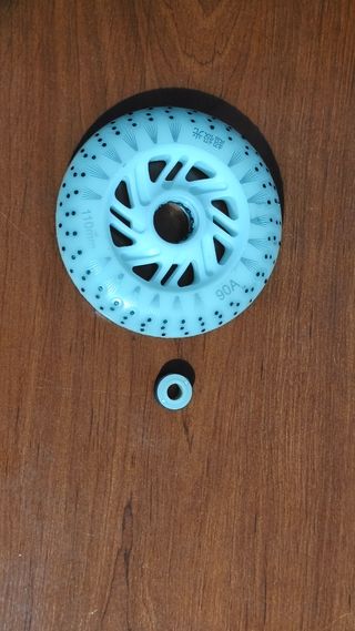 Ruedas Patines en Línea 110mm 90A LED+chispas 