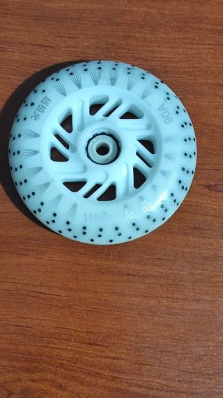 Ruedas Patines en Línea 110mm 90A LED+chispas 