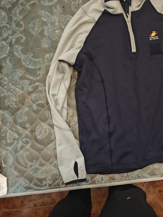 Sudadera pantalón corto y pantalón térmico militar