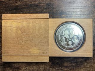 Moneda Plata 1989 España Cinquentin