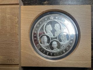 Moneda Plata 1989 España Cinquentin