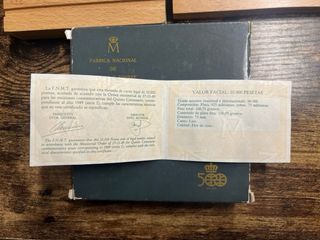 Moneda Plata 1989 España Cinquentin