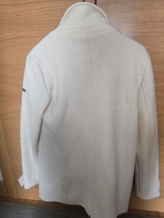 Batela Chaquetón Doble Botonadura Beige Talla 40