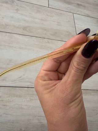 Occhiali da sole esagonali gialli
