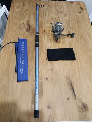 Caña de pescar y carrete 14000 Panama 420