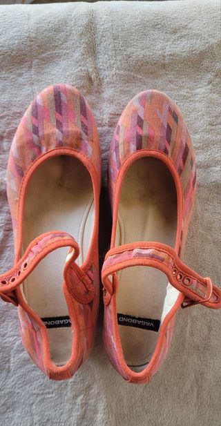 Zapatillas Vagabond Naranja y Rosa
