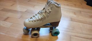 Patines de competición blancos (4 ruedas)