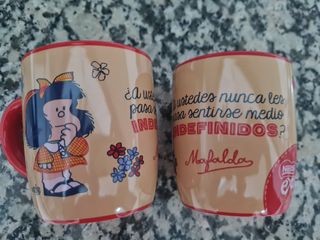 2 Tazas Mafalda Cerámica