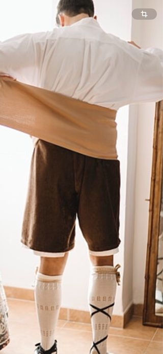 Traje de fallero saragüell