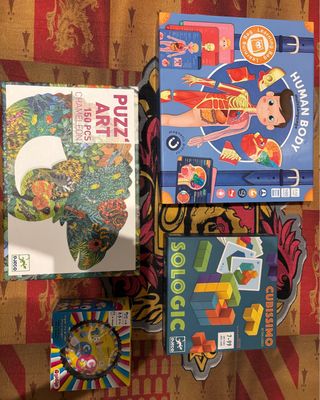 Lote 4 juegos infantiles.