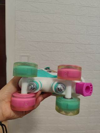 Patines 4 ruedas niña unicornio arcoíris