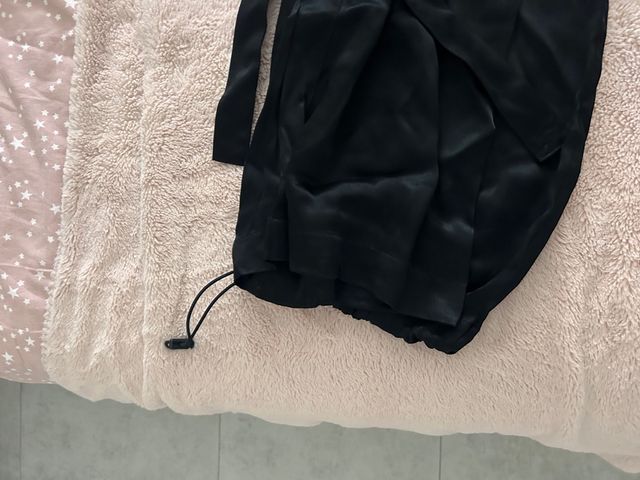 Pantalones Zara Anchos Negros Mujer