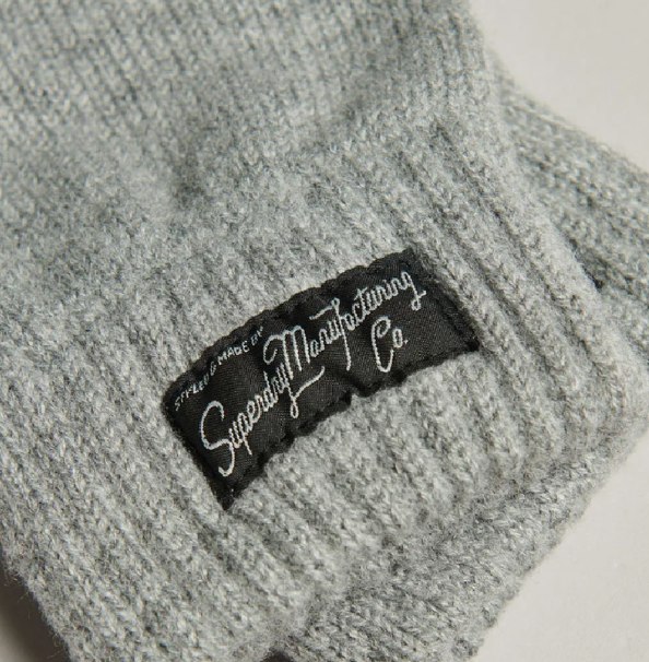 Guantes Superdry Invierno Grises