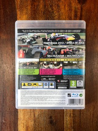 F1 2013 Formula 1 classic edition ps3