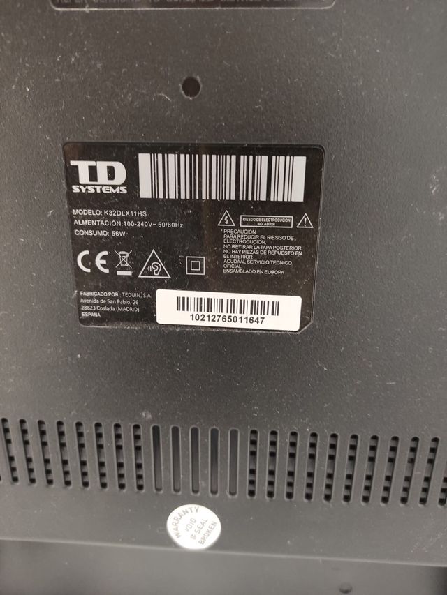 Smart TV LED 32 Plata y Negro