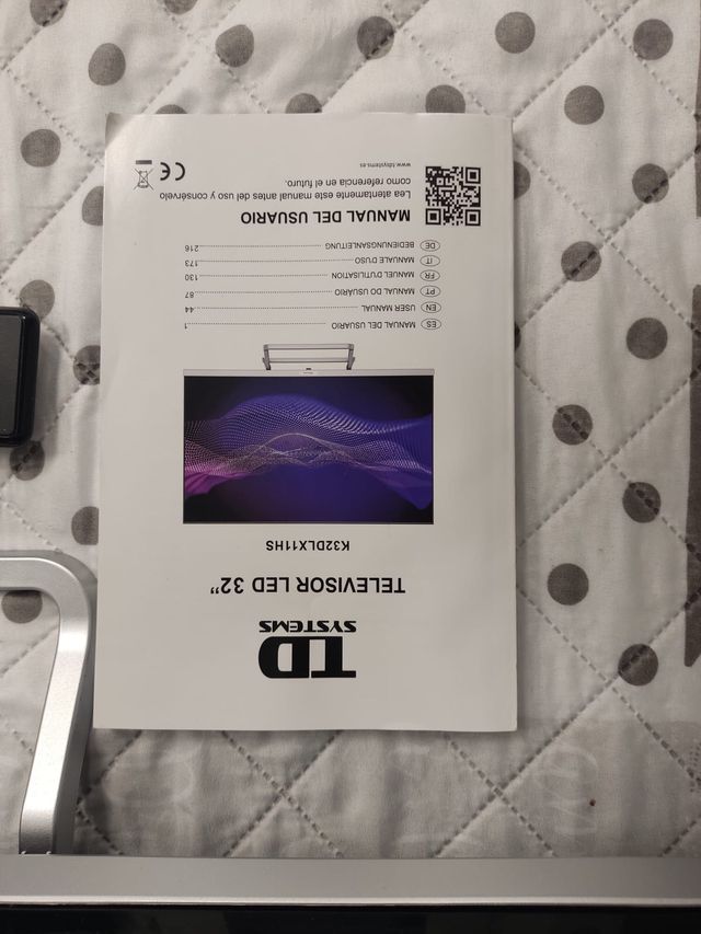 Smart TV LED 32 Plata y Negro