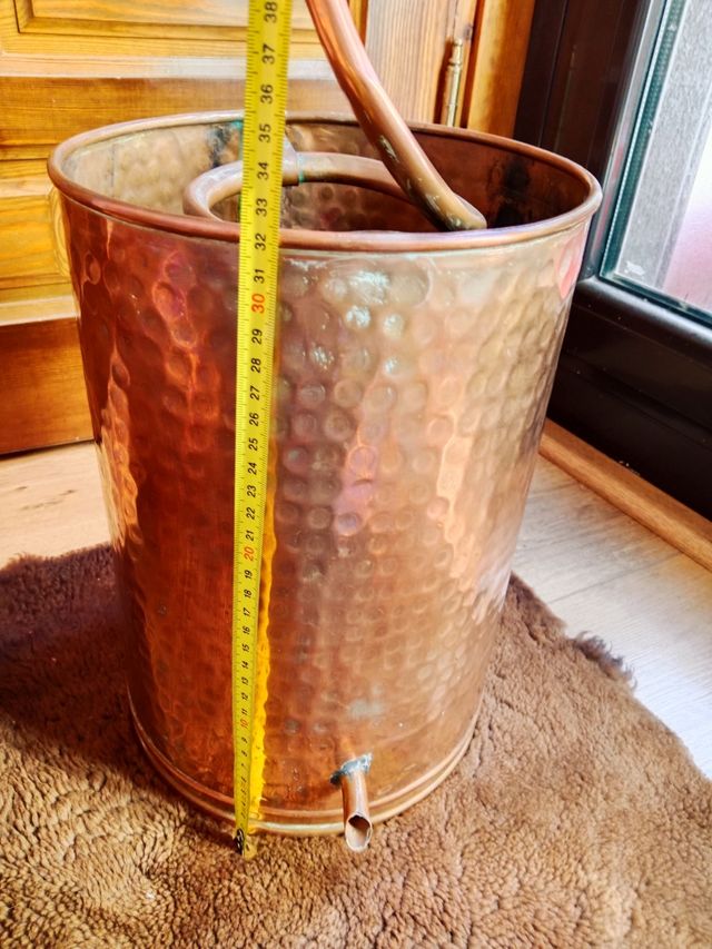 Alambique Cobre 30 Litros. Altura de 68 cm!.