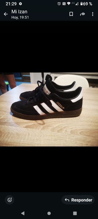 Zapatillas Adidas Spezial Negras antelina