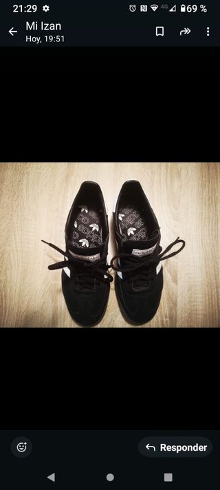 Zapatillas Adidas Spezial Negras antelina