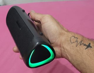 Altavoz Bluetooth xGo Negro con Luces LED Verdes