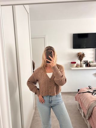 Cárdigan Hollister Mujer Talla S