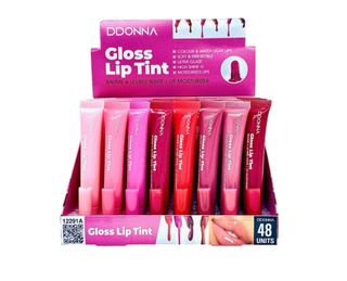 DDONNA Gloss Lip Tint - Set de 48 unidades