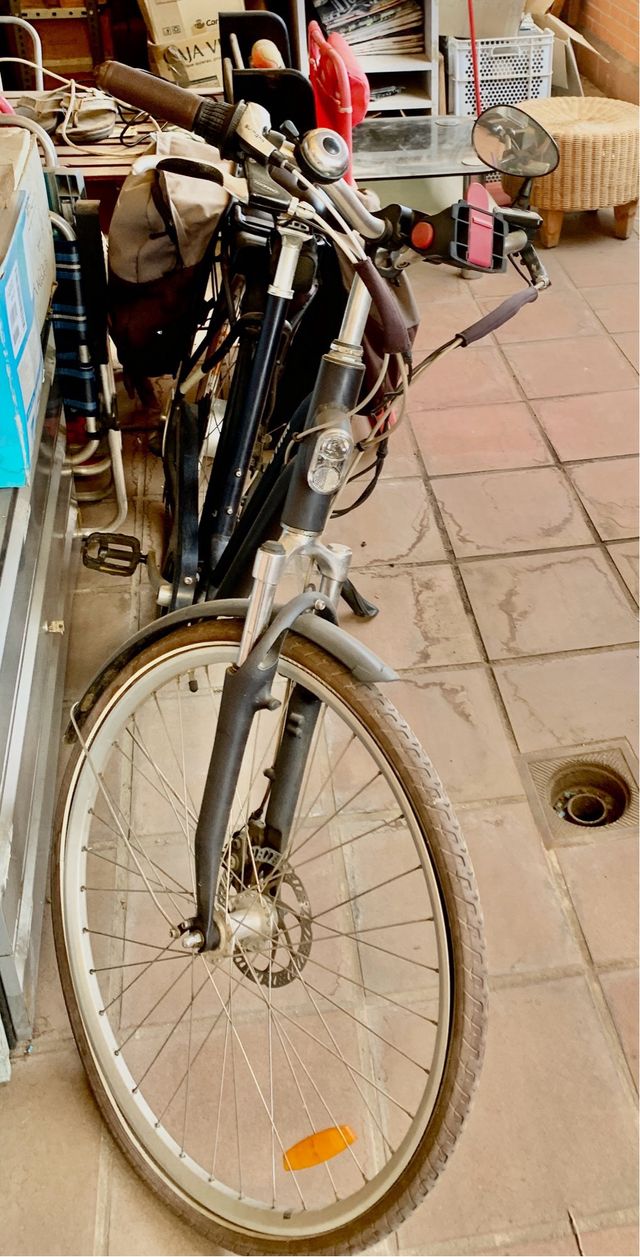 Bicicleta Eléctrica BT.WIN gris oscuro ELOOPS 900