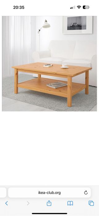 Mesa de centro madera