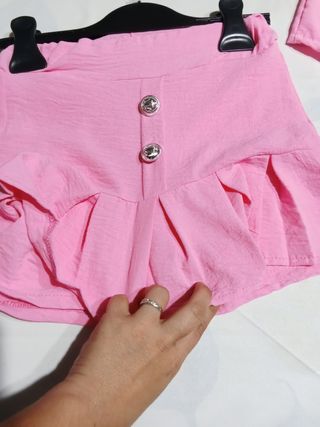 Completo top e gonna bambina 10 anni