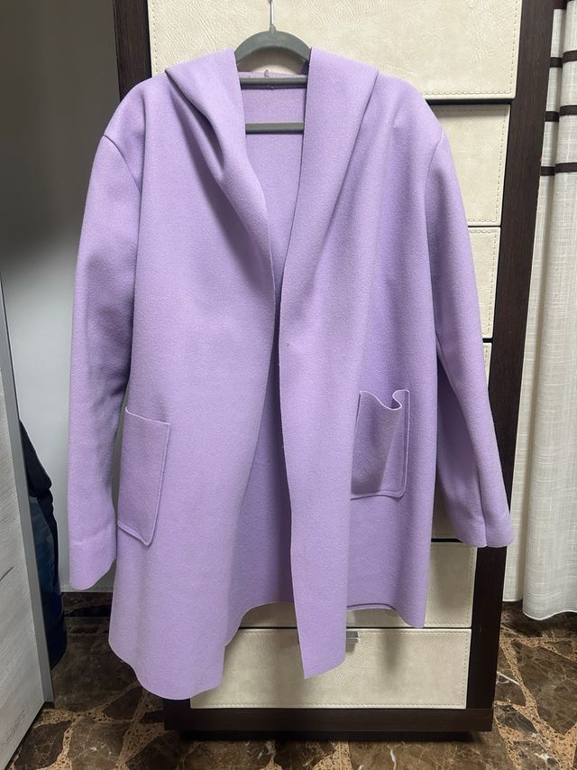 Chaqueta paño fino con capucha