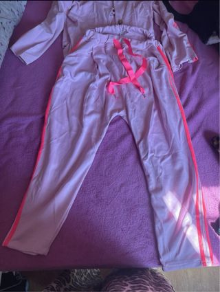 Conjunto 3 piezas rosa y rojo