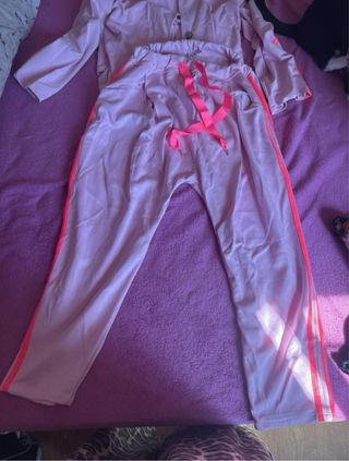 Conjunto 3 piezas rosa y rojo