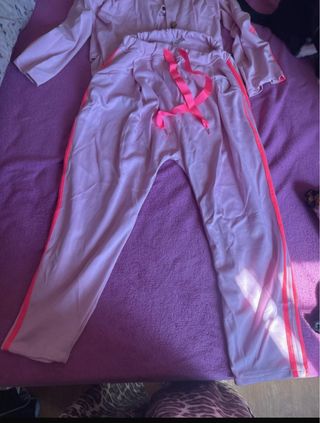 Conjunto 3 piezas rosa y rojo
