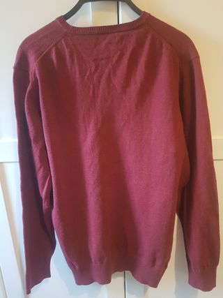 Jersey Cortefiel Caballero Rojo Talla L