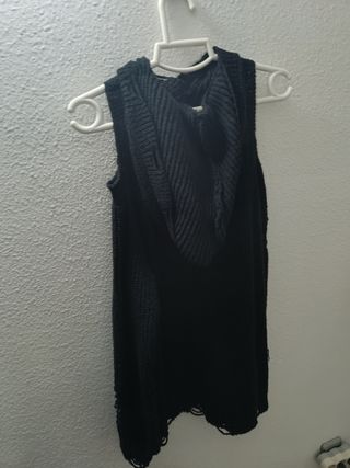 Vestido negro con tirantes