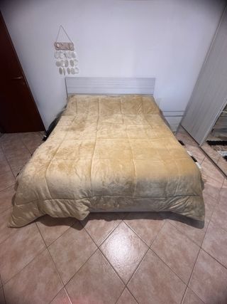 Piumone matrimoniale beige