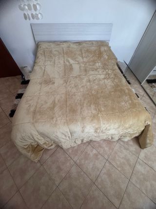 Piumone matrimoniale beige