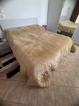 Piumone matrimoniale beige