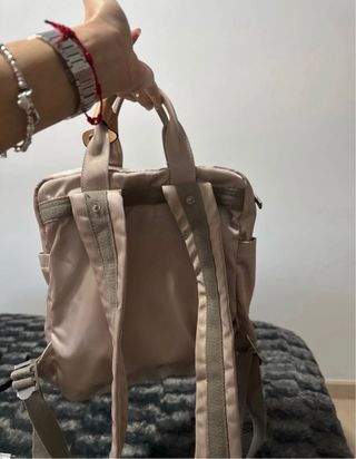 Lote 4 Bolsos Beige y Plateado