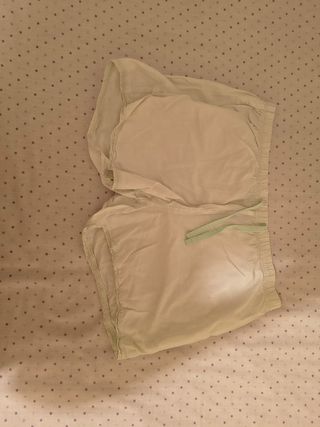 Pijama niña verde y blanco