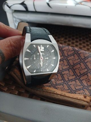 Reloj Breil Hombre Negro y Plateado