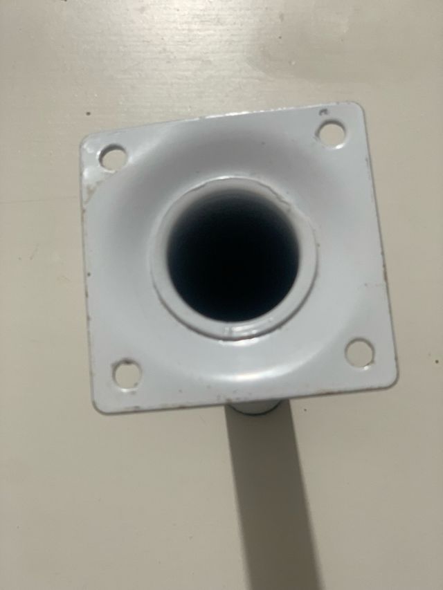 4 Patas de aluminio blancas