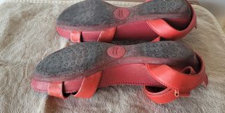 Sandalias Camper Piel Talla 38 Rojas