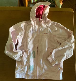 Chaqueta niña Quechua rosa fina 